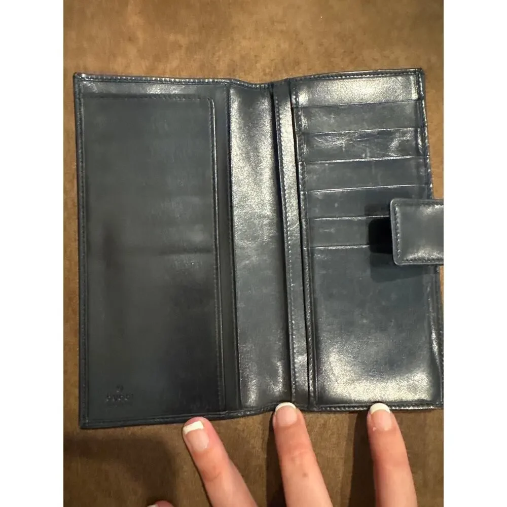 Gucci Leather Continental Wallet